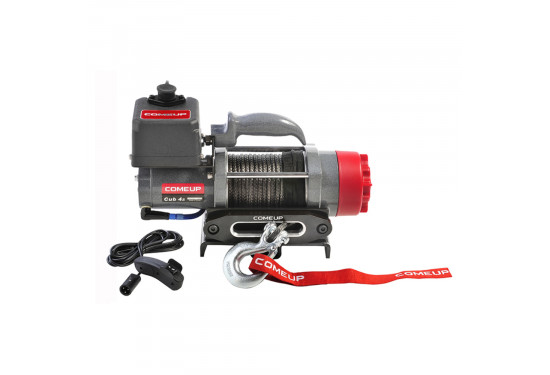 Лебедка электрическая переносная 12V ATV COMEUP CUB 4s Carry On 4000 lbs / 1814 кг синтетический трос