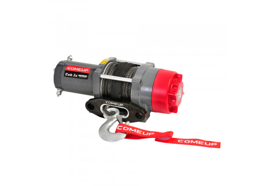 Лебедка электрическая 12V ATV COMEUP CUB 3000 lbs / 1363 кг синтетический трос
