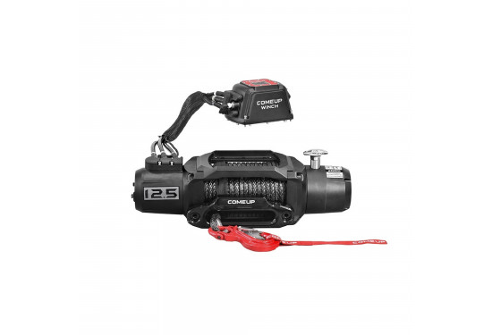 Лебедка электрическая 12V COMEUP SOLO 12.5rs 12500 lbs / 5670 кг синтетический трос