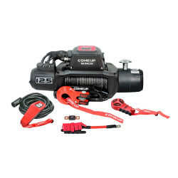 Лебедка электрическая 12V COMEUP SOLO 12.5rs Trail Edition 12500 lbs / 5670 кг синтетический трос