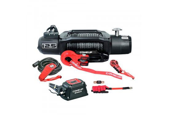 Лебедка электрическая 12V COMEUP SOLO 12.5rs Trail Edition 12500 lbs / 5670 кг синтетический трос
