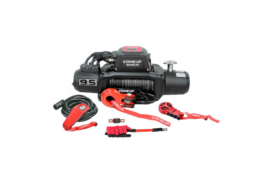 Лебедка электрическая 12V COMEUP SOLO 9.5rs Trail Edition 9500 lbs / 4310 кг синтетический трос