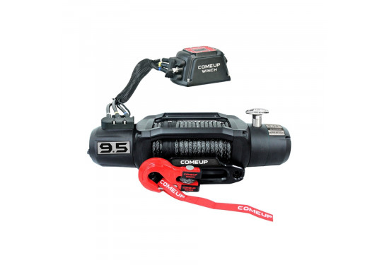Лебедка электрическая 12V COMEUP SOLO 9.5rs Trail Edition 9500 lbs / 4310 кг синтетический трос