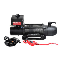 Лебедка электрическая 12V COMEUP Seal Slim 9500 lbs / 4309 кг синтетический трос