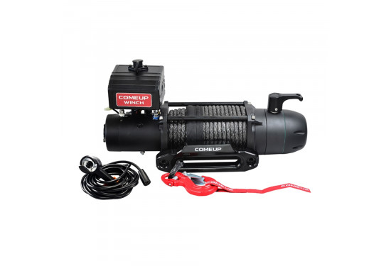Лебедка электрическая 12V COMEUP Seal Slim 9500 lbs / 4309 кг синтетический трос