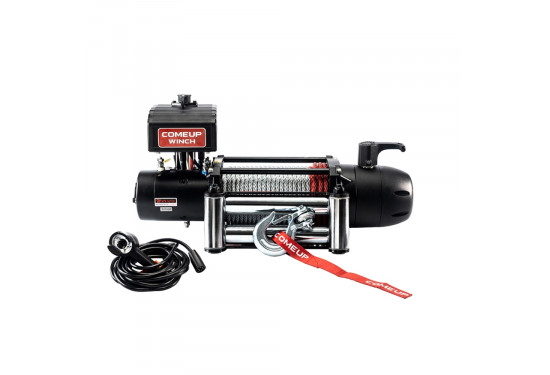 Лебедка электрическая 12V COMEUP Seal Slim 9500 lbs / 4309 кг стальной трос