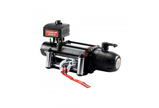 Лебедка электрическая 12V COMEUP Seal Slim 9500 lbs / 4309 кг стальной трос