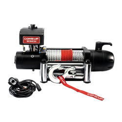 Лебедка электрическая 12V COMEUP Seal Slim 12500 lbs / 5670 кг стальной трос