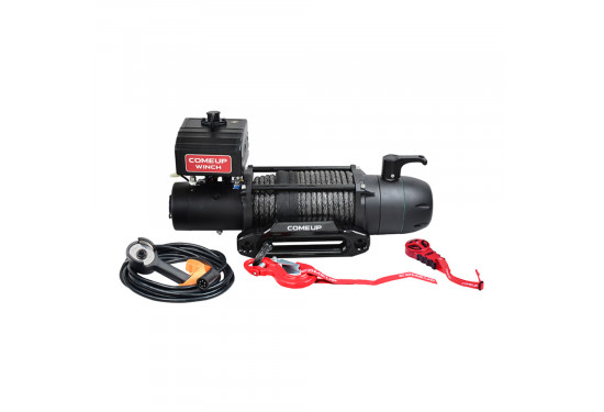 Лебедка электрическая 12V COMEUP Seal Slim 9500 lbs / 4309 кг синтетический трос