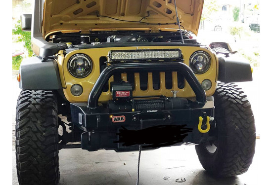 Лебедка электрическая 12V COMEUP Seal Slim 12500 lbs / 5670 кг синтетический трос