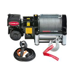 Лебедка червячная электрическая 12V COMEUP Wolf 12000 lbs / 5443 кг стальной трос
