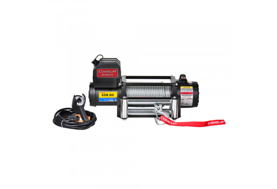 Лебедка электрическая 12V COMEUP GIO 80 8000 lbs / 3630 кг стальной трос
