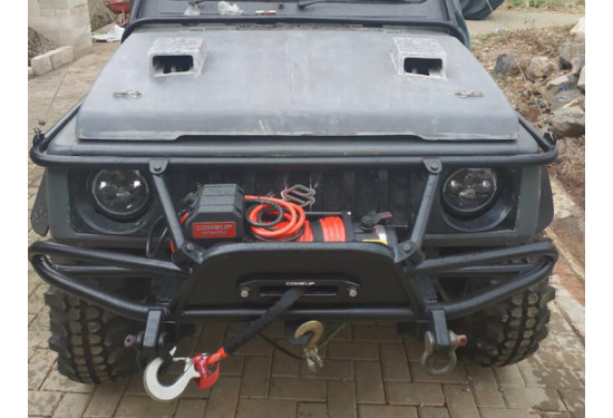 Лебедка электрическая 12V COMEUP GIO 100S STD 10000 lbs / 4535 кг синтетический трос