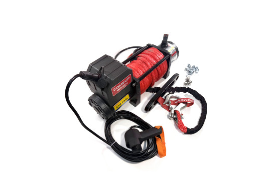 Лебедка электрическая 12V COMEUP GIO 100S STD 10000 lbs / 4535 кг синтетический трос