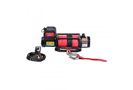 Лебедка электрическая 12V COMEUP GIO 120S STD 12000 lbs / 5443 кг синтетический трос