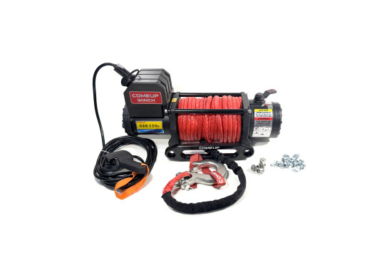 Лебедка электрическая 12V COMEUP GIO 120S STD 12000 lbs / 5443 кг синтетический трос