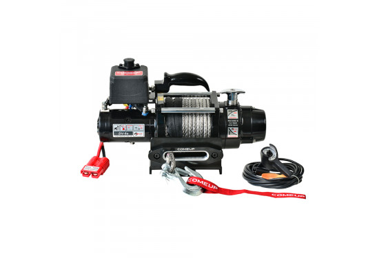 Лебедка электрическая переносная 12V ATV COMEUP DV-6s Carry On 6000 lbs / 2722 кг синтетический трос