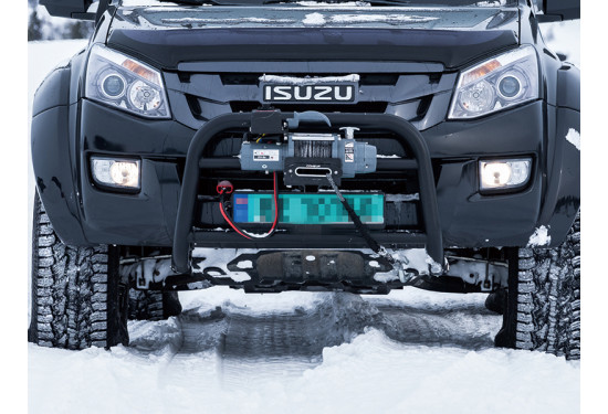 Лебедка электрическая переносная 12V ATV COMEUP DV-6s Carry On 6000 lbs / 2722 кг синтетический трос