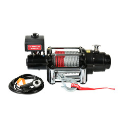 Лебедка электрическая 12V COMEUP DV-15 15000 lbs / 6 804 кг стальной трос