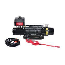 Лебедка электрическая 12V COMEUP DV-9s 9000 lbs / 4082 кг синтетический трос