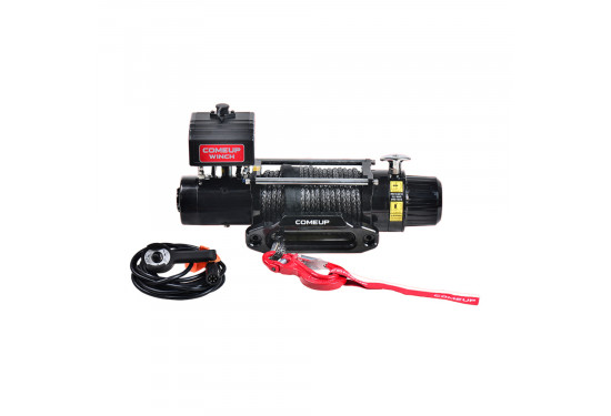 Лебедка электрическая 24V COMEUP DV-9s 9000 lbs / 4082 кг синтетический трос