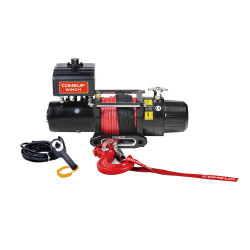 Лебедка электрическая переносная 12V COMEUP Cap-9.0s 9000 lbs / 4082 кг синтетический трос
