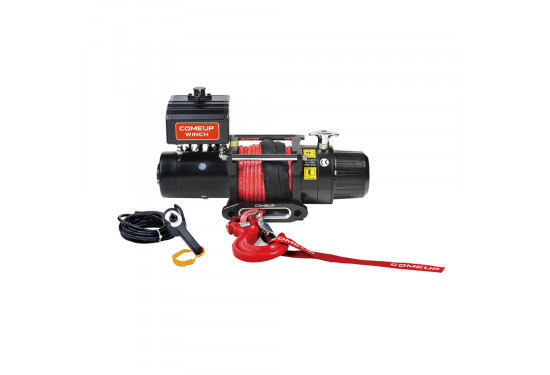Лебедка электрическая переносная 12V COMEUP Cap-9.0s 9000 lbs / 4082 кг синтетический трос