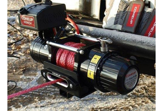 Лебедка электрическая переносная 12V COMEUP Cap-9.0s 9000 lbs / 4082 кг синтетический трос