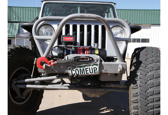 Лебедка электрическая переносная 12V COMEUP Cap-9.0s 9000 lbs / 4082 кг синтетический трос