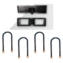 Проставки рессора-мост 50 мм в комплекте со стремянками для Ford Ranger 2006-2024 и Mazda BT-50 2006-2020