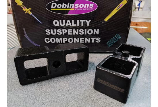 Проставки рессора-мост 50 мм в комплекте со стремянками для Ford Ranger 2006-2024 и Mazda BT-50 2006-2020