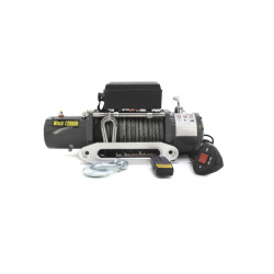 Лебедка электрическая 12V Electric Winch 12000lbs / 5443 кг синтетический трос