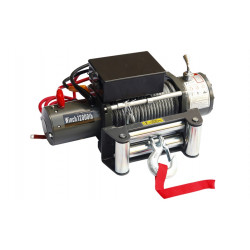 Лебедка электрическая 12V Electric Winch 12000lbs / 5443 кг стальной трос