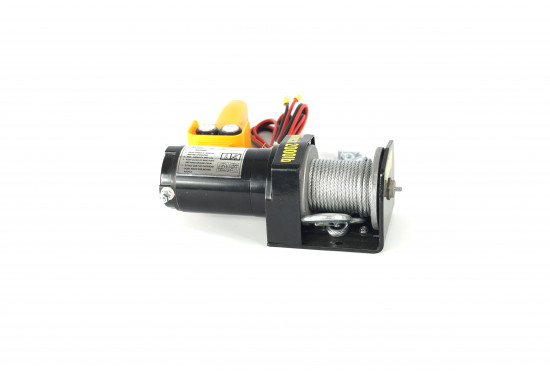 Лебедка электрическая 12V ATV Electric Winch 2000lbs / 907 кг со стальным тросом