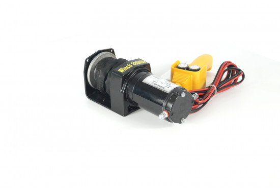 Лебедка электрическая 12V ATV Electric Winch 2000lbs / 907 кг с синтетическим тросом