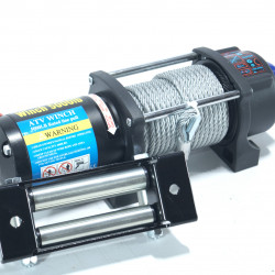 Лебедка электрическая 12V Electric Winch 5000lbs / 2268 кг стальной трос