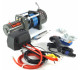 Лебедка электрическая 12V Electric Winch 6000lbs / 2722 кг синтетический трос