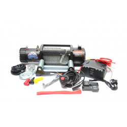 Лебедка электрическая 12V Electric Winch GRIZZLY 12000lbs / 5443 кг стальной трос