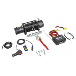 Лебедка электрическая 12V Electric Winch SPIDER 12000lbs / 5443 кг синтетический трос