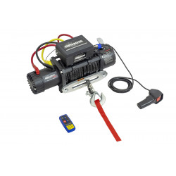 Лебедка электрическая 12V Electric Winch SPIDER 12000lbs / 5443 кг синтетический трос