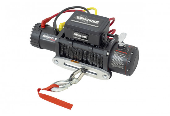 Лебедка электрическая 12V Electric Winch SPIDER 12000lbs / 5443 кг синтетический трос