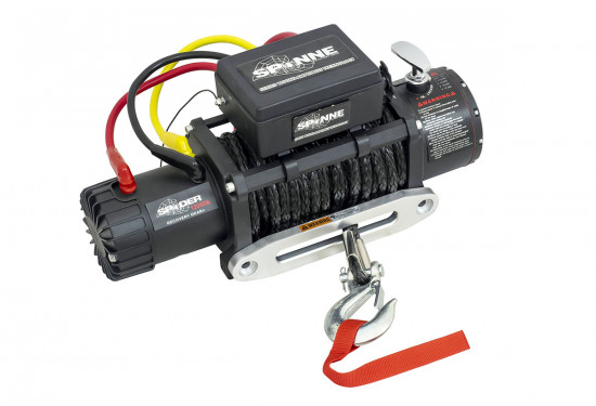 Лебедка электрическая 12V Electric Winch SPIDER 12000lbs / 5443 кг синтетический трос