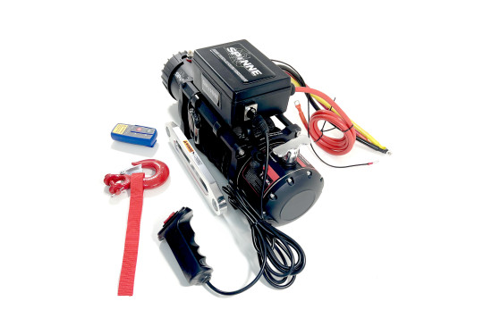 Лебедка электрическая 12V Electric Winch SPIDER 12000lbs / 5443 кг синтетический трос