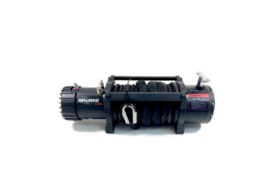 Лебедка электрическая 12V Electric Winch SPIDER 12000lbs / 5443 кг синтетический трос