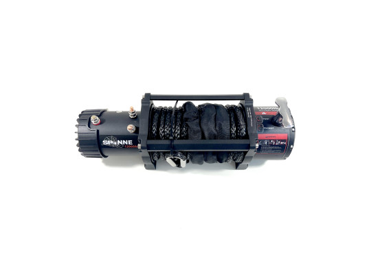Лебедка электрическая 12V Electric Winch SPIDER 12000lbs / 5443 кг синтетический трос