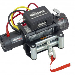 Лебедка электрическая 12V Electric Winch SPIDER 12000lbs / 5443 кг стальной трос