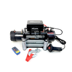 Лебедка электрическая 12V Electric Winch SPIDER 12000lbs / 5443 кг стальной трос