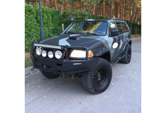 Расширители колёсных арок для Mitsubishi Pajero Sport I (1998-2007) (под силовой бампер)