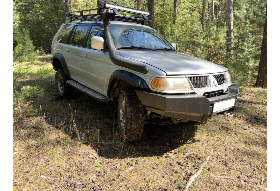 Расширители колёсных арок для Mitsubishi Pajero Sport I (1998-2007) (под силовой бампер)