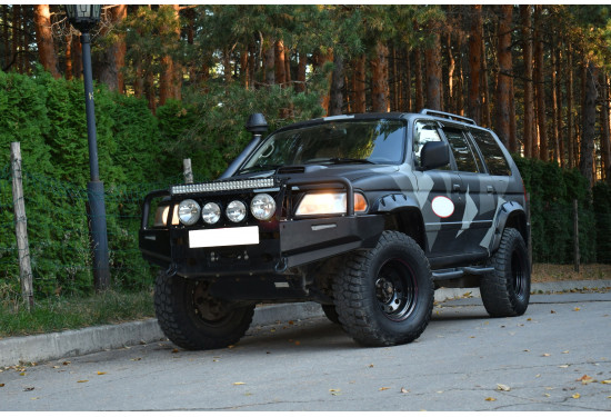 Расширители колёсных арок для Mitsubishi Pajero Sport I (1998-2007) (под силовой бампер)